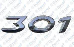 ERL E9678485280 Bagaj Kapak Yazisi (301) Peugeot 301 12->